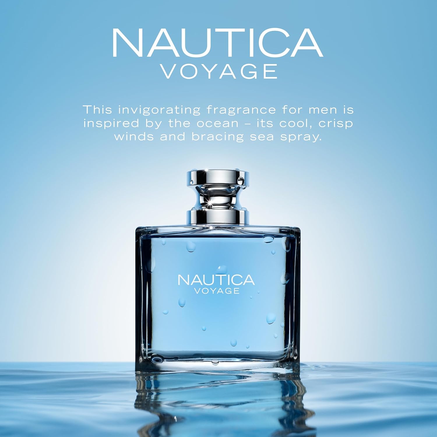 Nautica Voyage Eau De Toilette, Cologne and Fragrance For Men, Fresh, Romantic, Fruity Scent Woody, Aquatic Notes of Apple