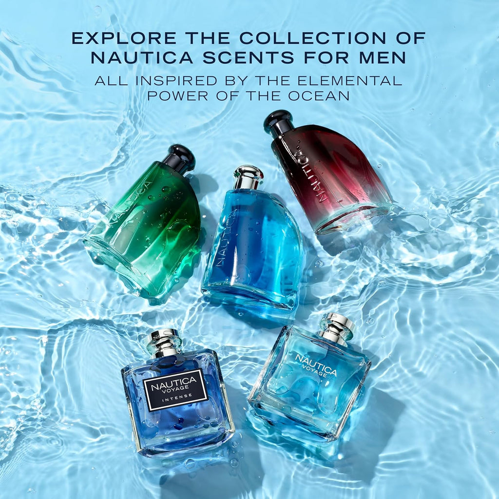 Nautica Voyage Eau De Toilette, Cologne and Fragrance For Men, Fresh, Romantic, Fruity Scent Woody, Aquatic Notes of Apple